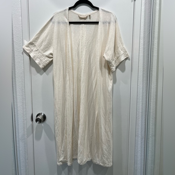 Soft Surroundings Winter White linen cotton blend. NWOT - Picture 2 of 12